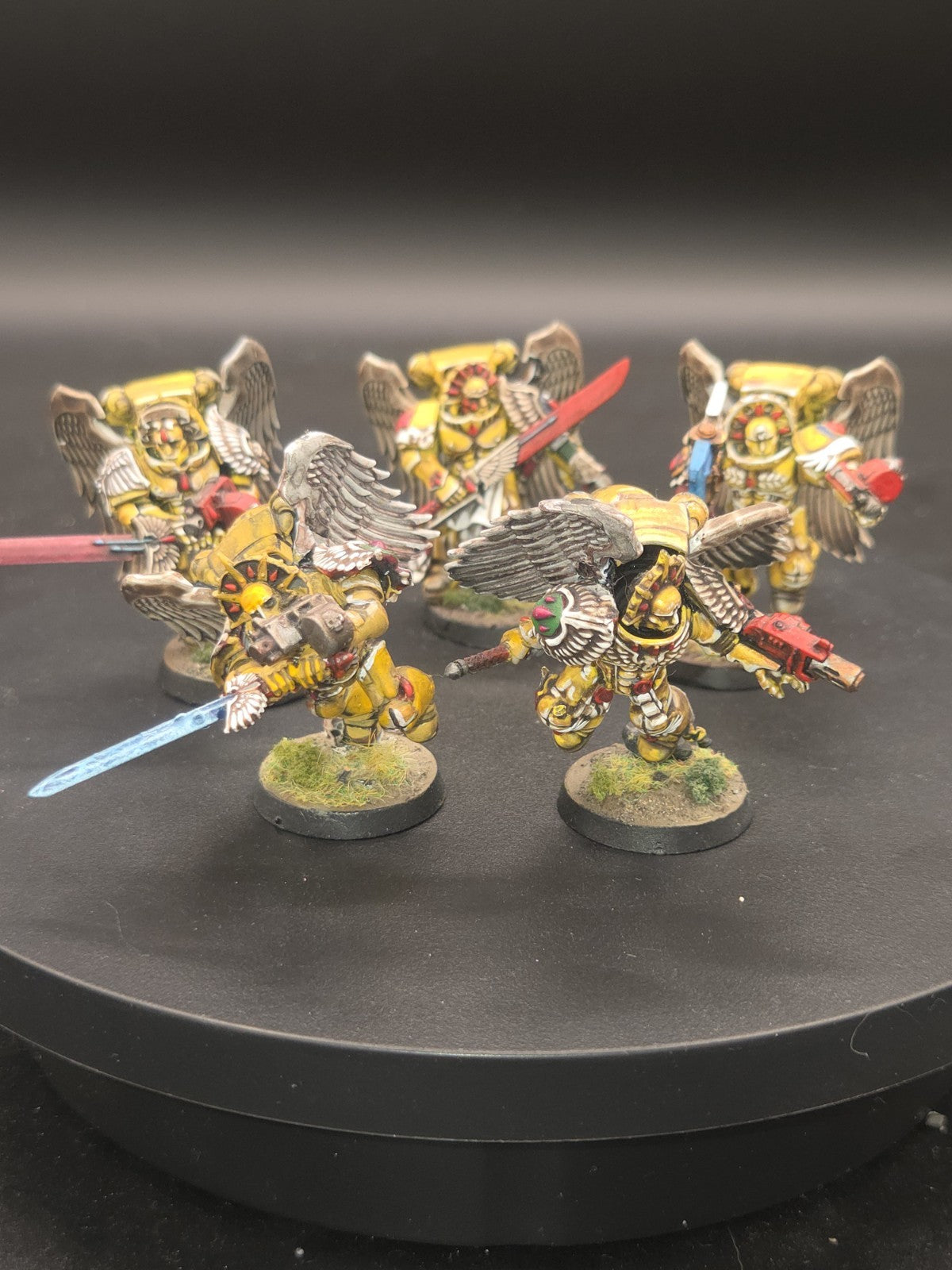 BLOOD ANGELS  Sanguinary Guard x5 Tabletop Ready Well Painted 0