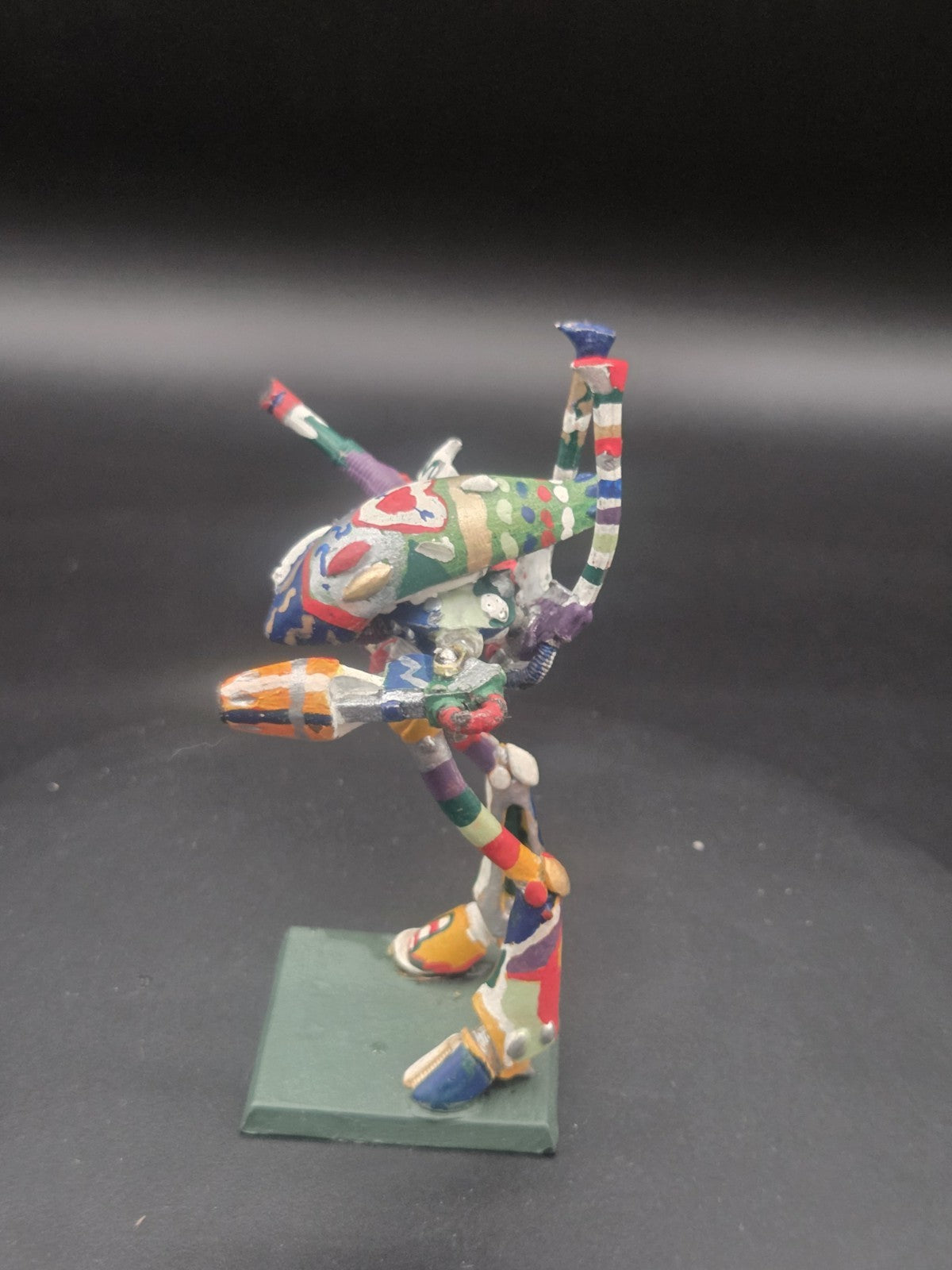 Warhammer 40k Eldar Dreadnought Wraithlord Painted  Metal OOP 1