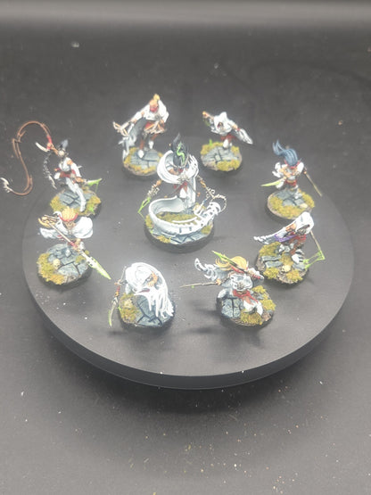 KHANITE SHADOWSTALKERS WARHAMMER WARCRY WARBAND DAUGHTERS OF KHAINE ELVES ELF0