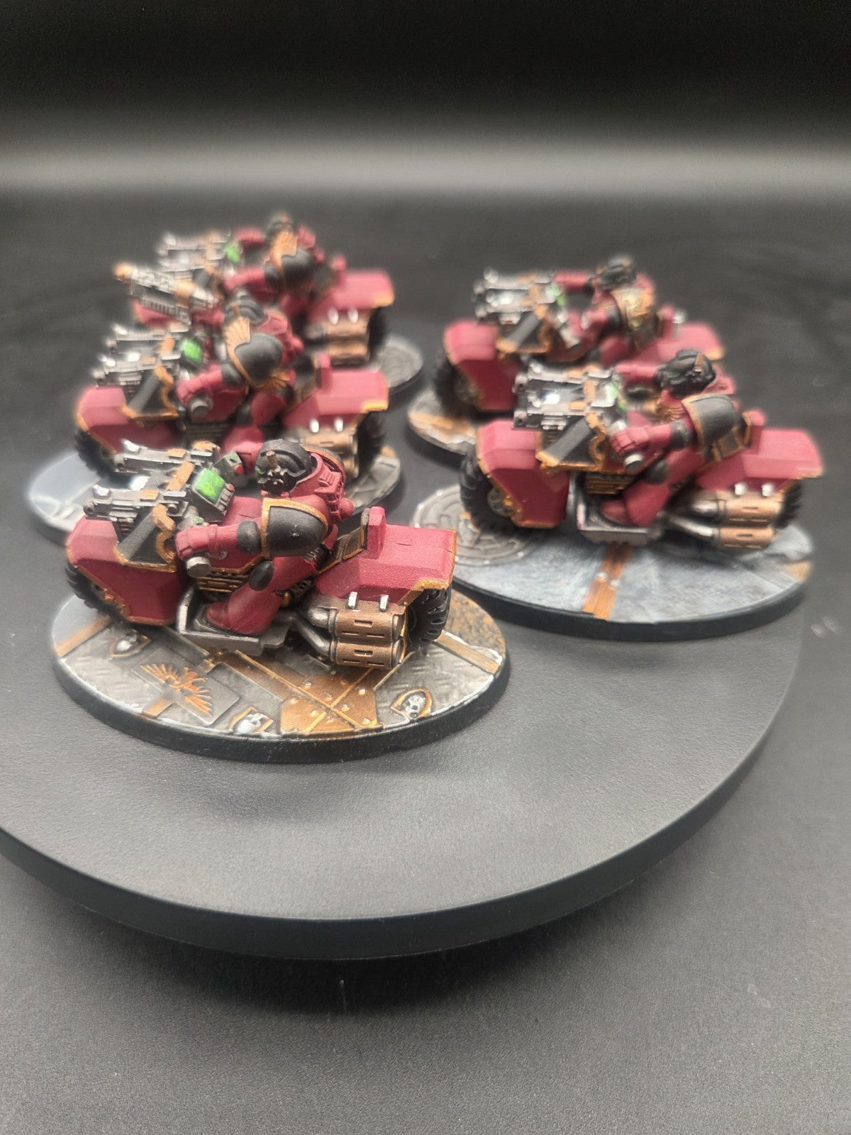 BLOOD ANGELS 5 Scout Bike Tabletop Ready Warhammer 40K 2