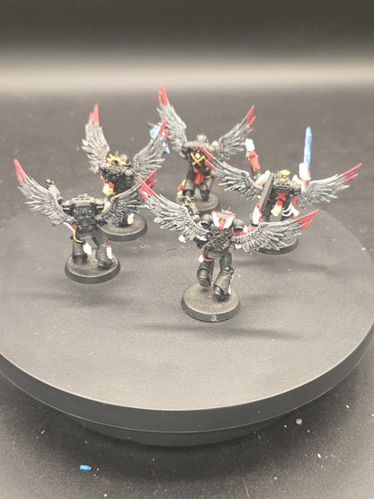 BLOOD ANGELS 5 Death Company With Jump Pack and Wings Well Painted Warhammer 40K2