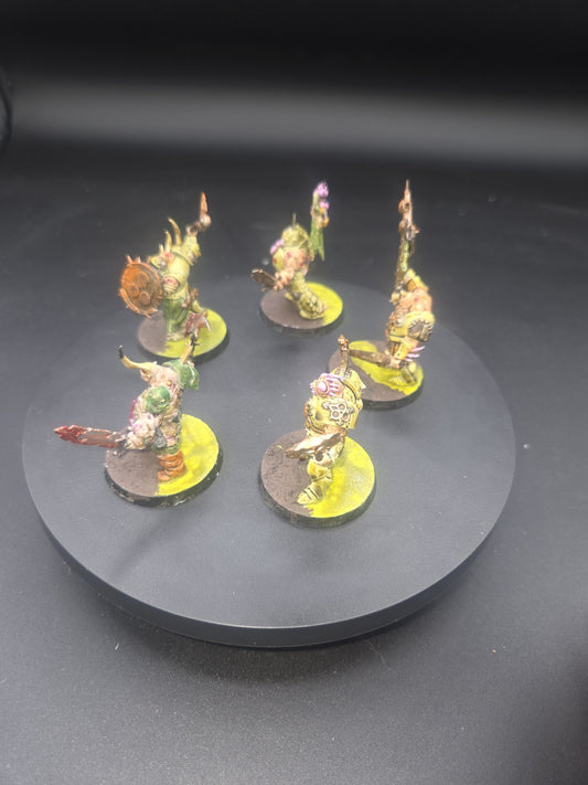 Warhammer Age of Sigmar: Maggotkin of Nurgle Putrid Blightkings Well painted 1