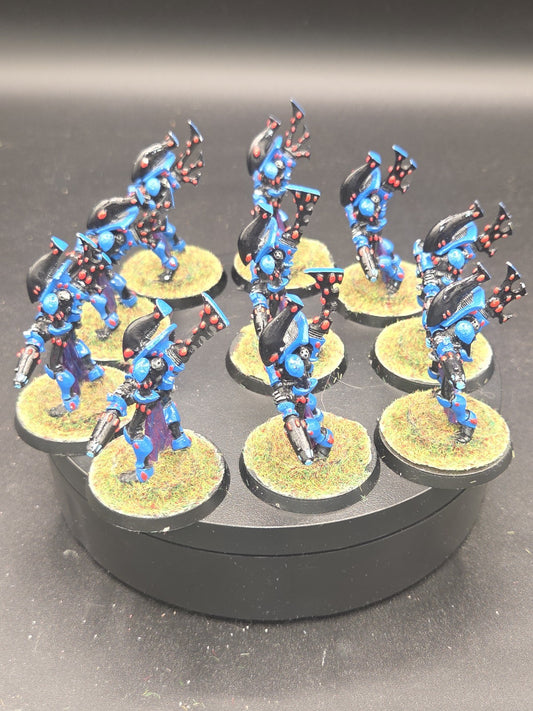 Warhammer 40k Aeldari - Eldar Wraithguard x 10 - Metal OOP Well Painted1