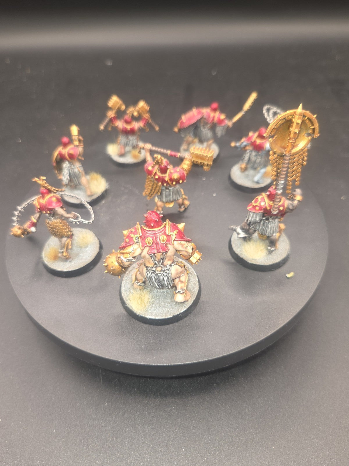 Warhammer Age of Sigmar Warcry Iron Golem Slaves to Darkness well painted OOP2