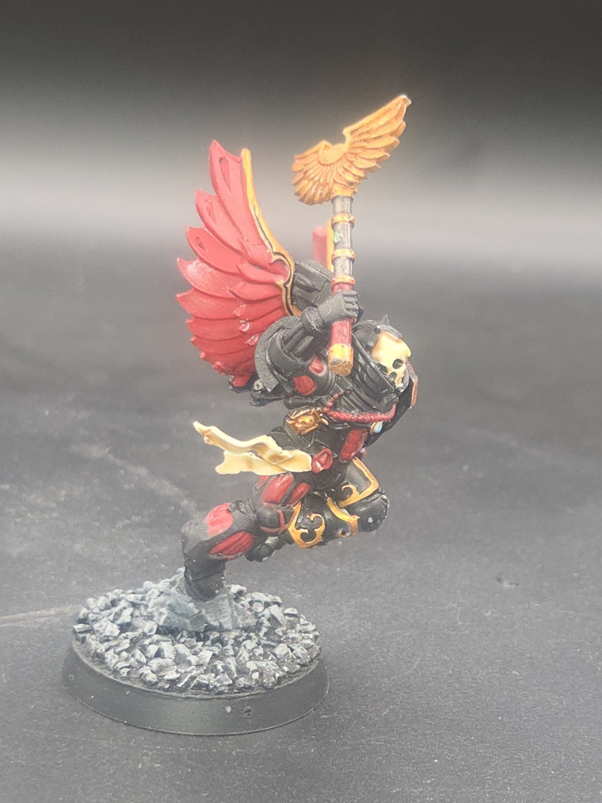 Warhammer 40k Blood Angels Chaplain With Jump Pack Tabletop Ready 3