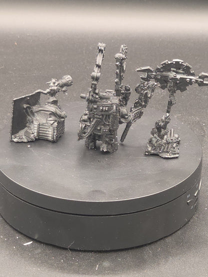 Ork Mek Boss Buzzgob Forge World Warhammer 40k Oop Primed Complete2