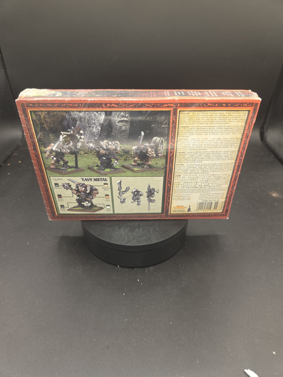 NiB Chaos Ogre Command 81-13 Sealed Warhammer WFB Eavy Metal Citadel 20031