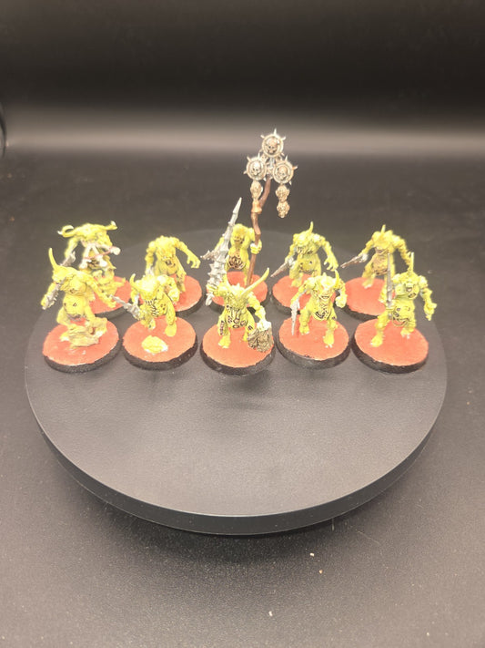 Chaos Daemons: Plaguebearers of Nurgle - Warhammer 40K/Sigmar Tabletop Ready 0