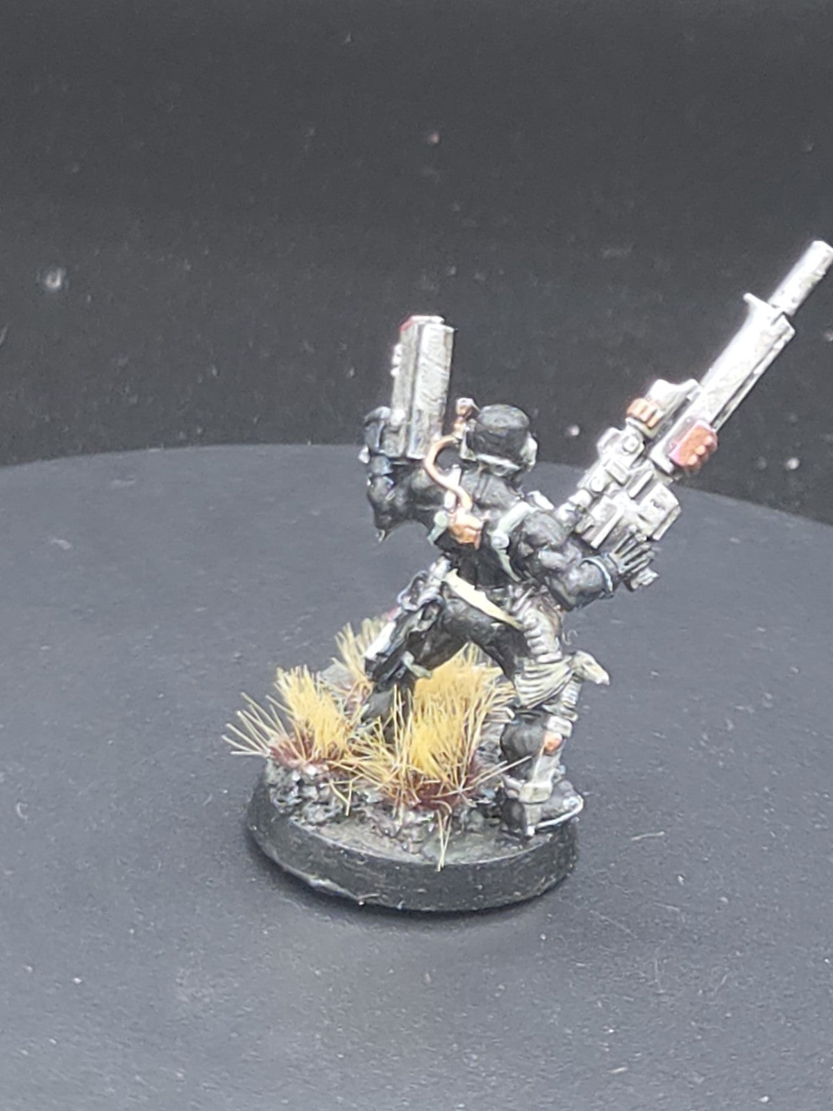 Warhammer 40k 1997 Vindicare Assassin with Exitus Pistol Table Ready Finecast2