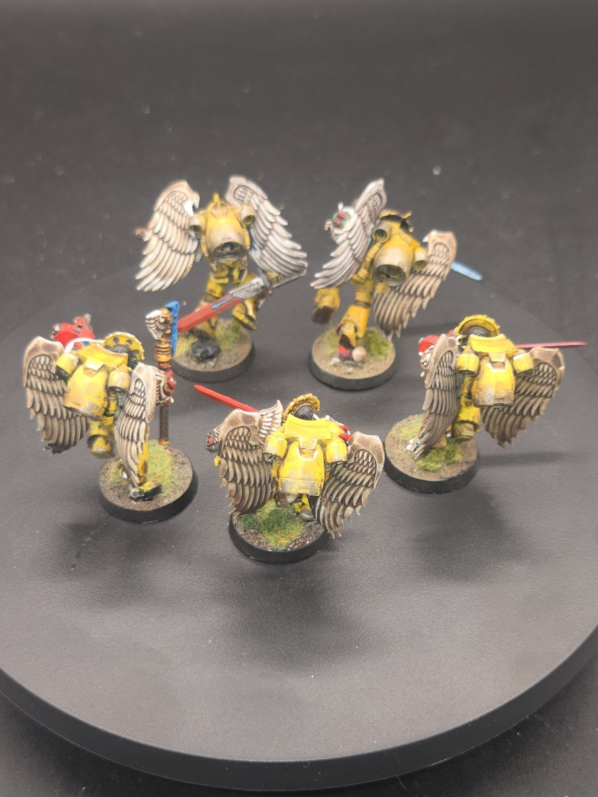 BLOOD ANGELS  Sanguinary Guard x5 Tabletop Ready Well Painted 2