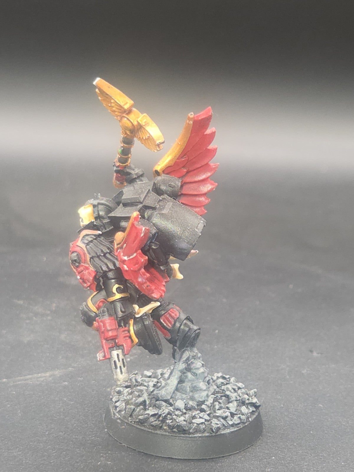 Warhammer 40k Blood Angels Chaplain With Jump Pack Tabletop Ready 1