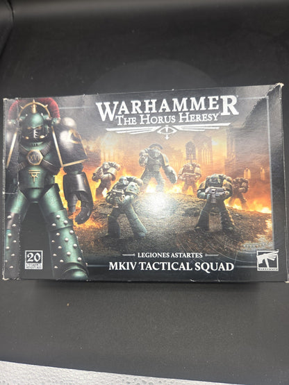 MKIV Tactical Squad 20 Space Marines Warhammer Horus Heresy 30K 40K Mark IV NiB0