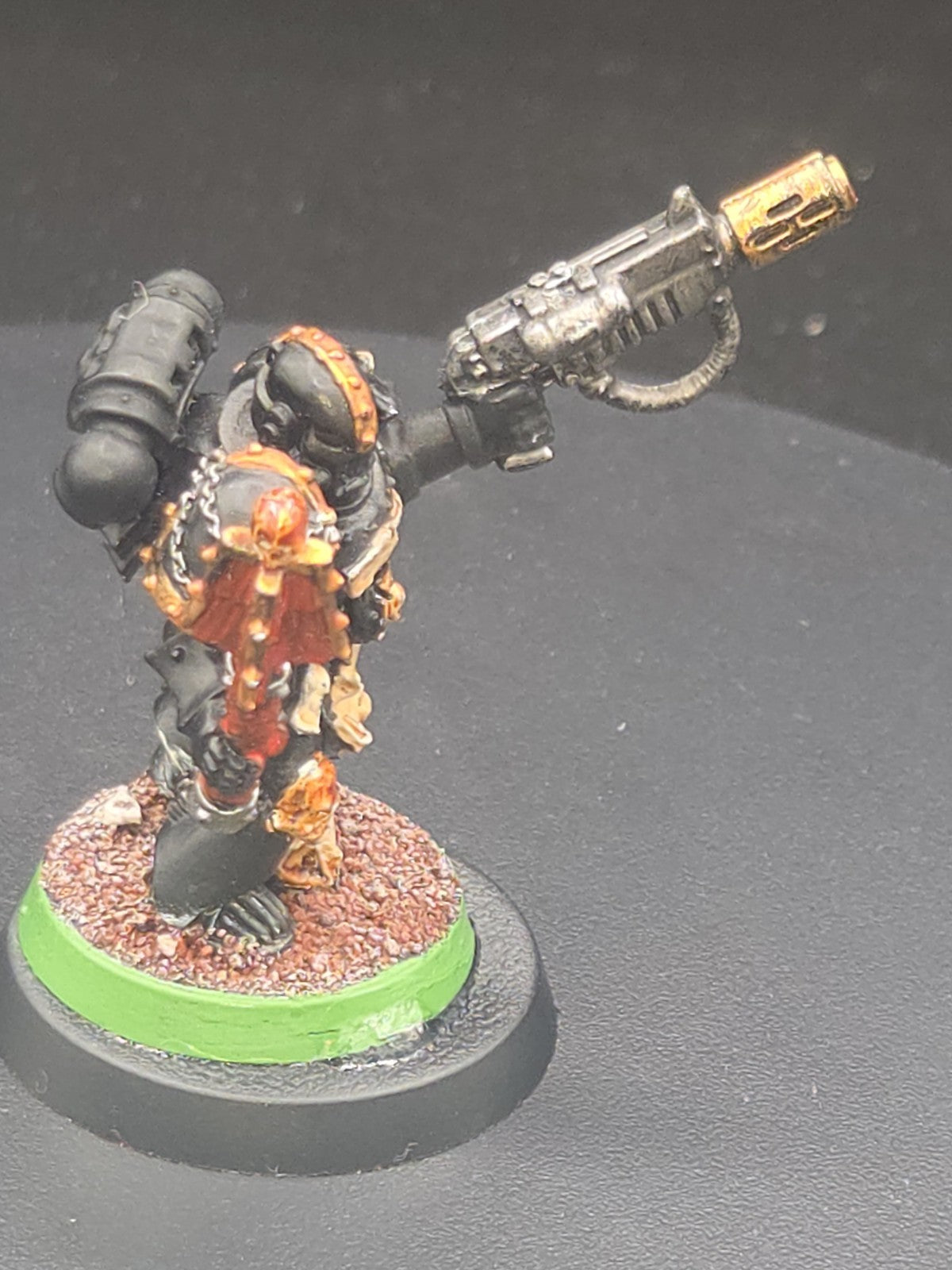 Warhammer 40k Metal Space Marine Chaplain  painted 3