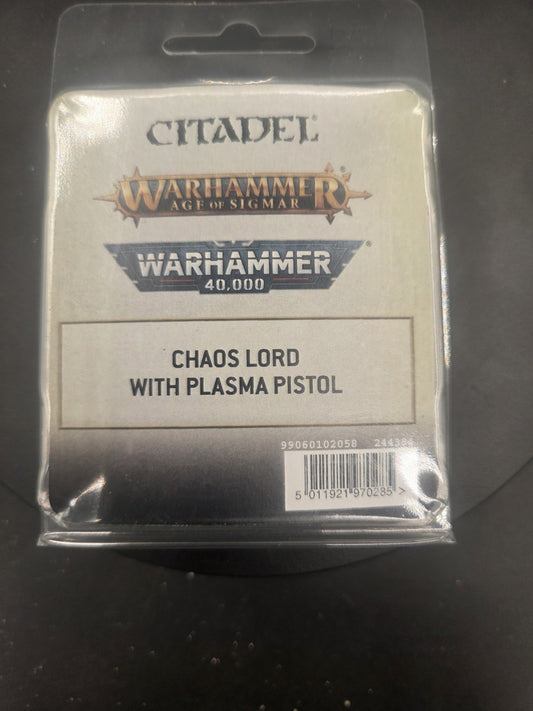Games Workshop 40k Chaos Space Marines Lord with Plasma Pistol Metal NiB Sealed0