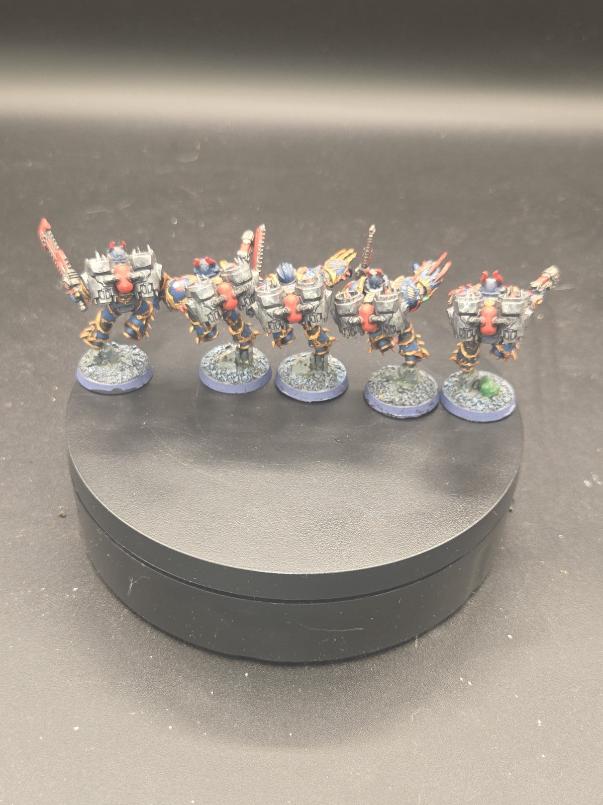 40K Warhammer Chaos Space Marines  Raptors x5 Tabletop Ready Night Lords Painted2