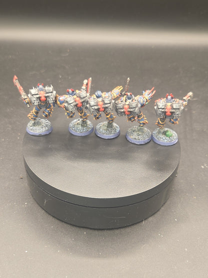 40K Warhammer Chaos Space Marines  Raptors x5 Tabletop Ready Night Lords Painted2