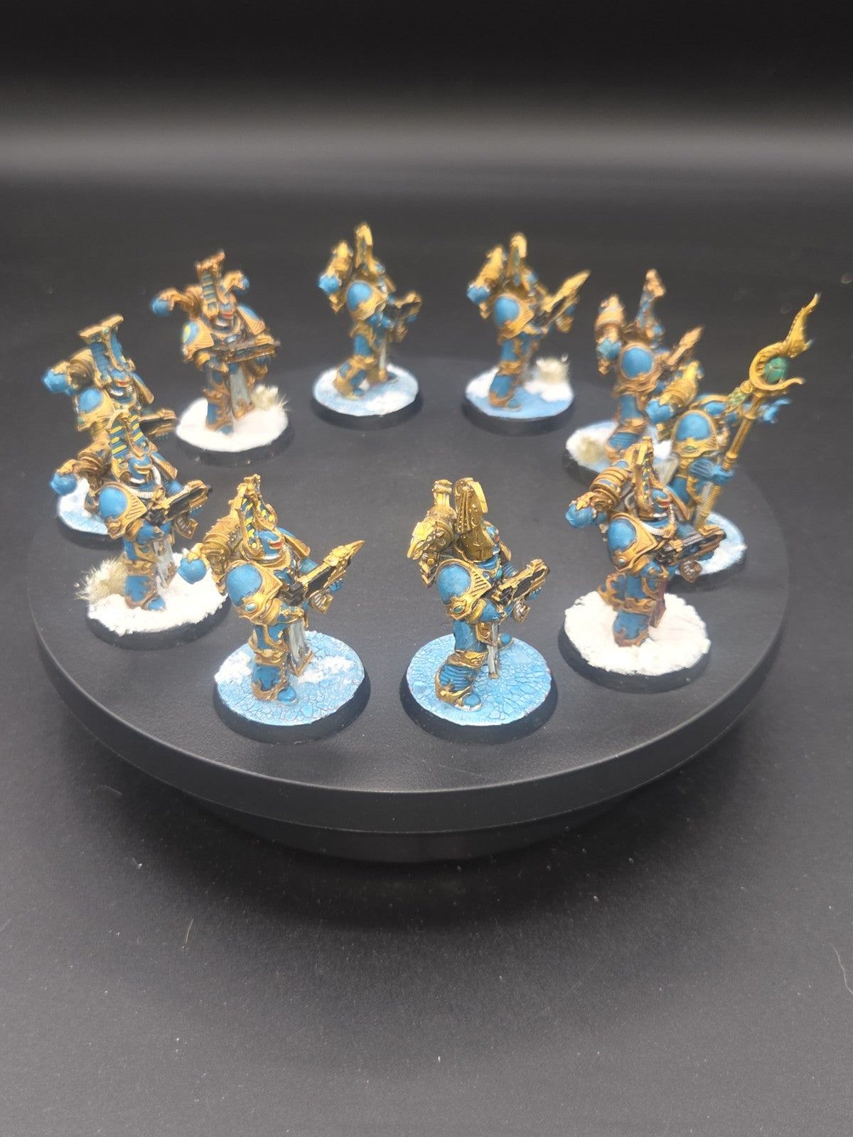 Thousand Sons  10x Rubric Marines - Well Painted & based 4