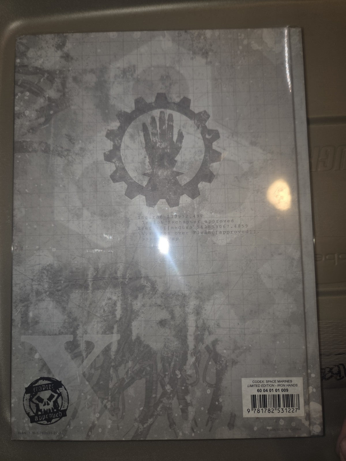 Codex Space Marines Limited Edition- Iron Hands- 7th Ed - 296/500 - Rare (USED)1