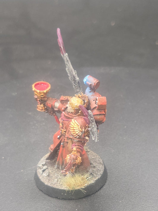 Tabletop Ready Warhammer 40k Blood Angels Sanguinary Priest. Kitbash wings1