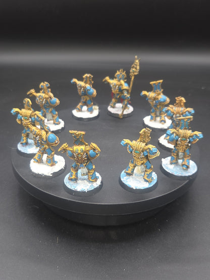 Thousand Sons  10x Rubric Marines - Well Painted & based 3
