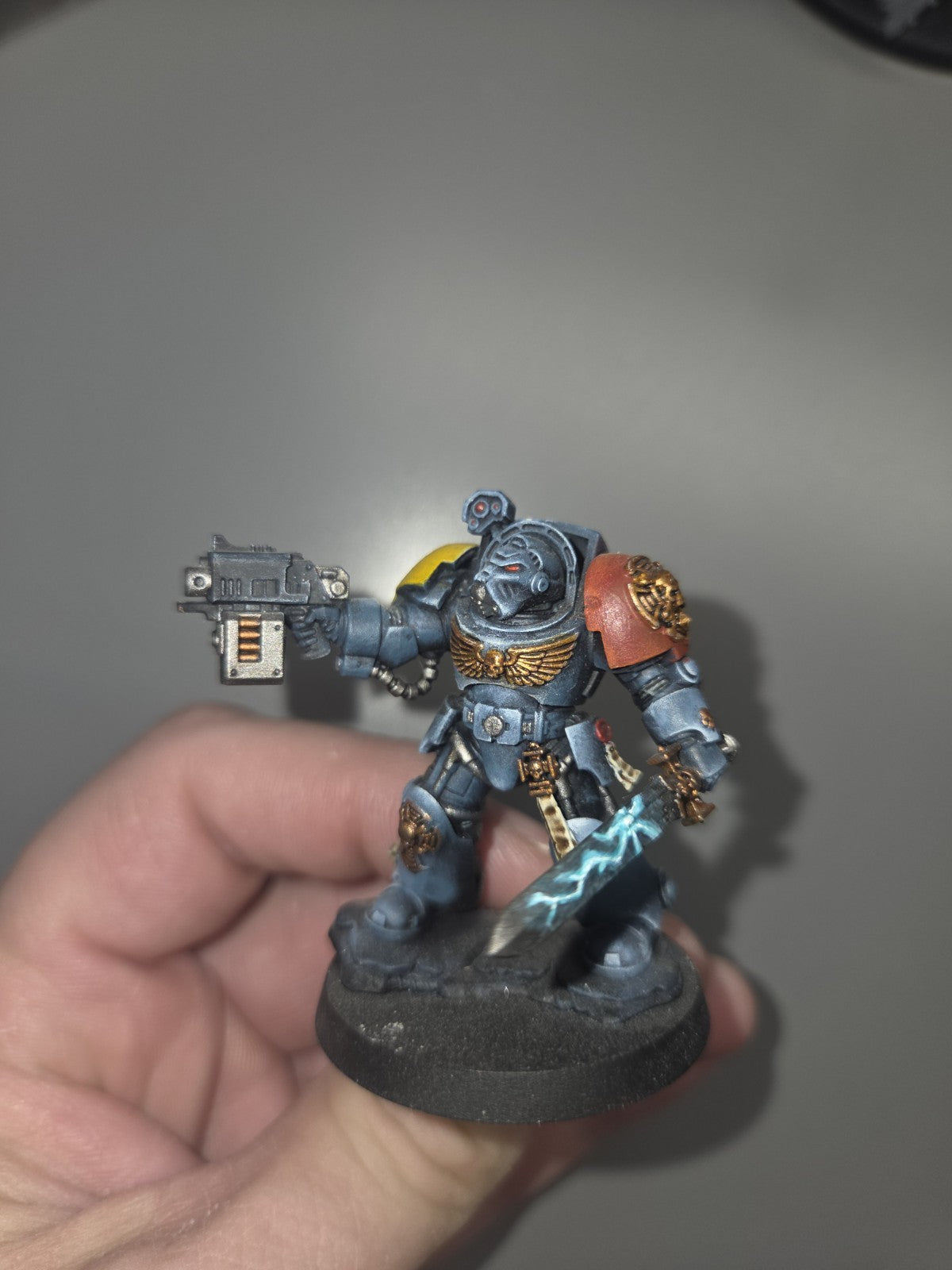 5x Space Wolves Terminators, very well Painted, 2