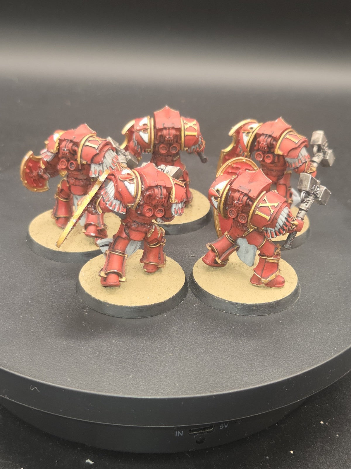 BLOOD ANGELS CRIMSON PALADINS Forge World Terminators Very well Painted 2