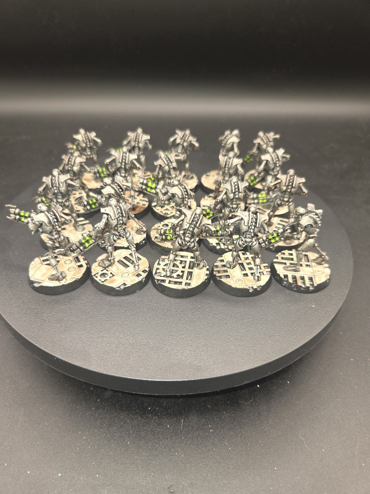 Pro Painted Warhammer 40k Necron Warriors×20  Upgraded bases2