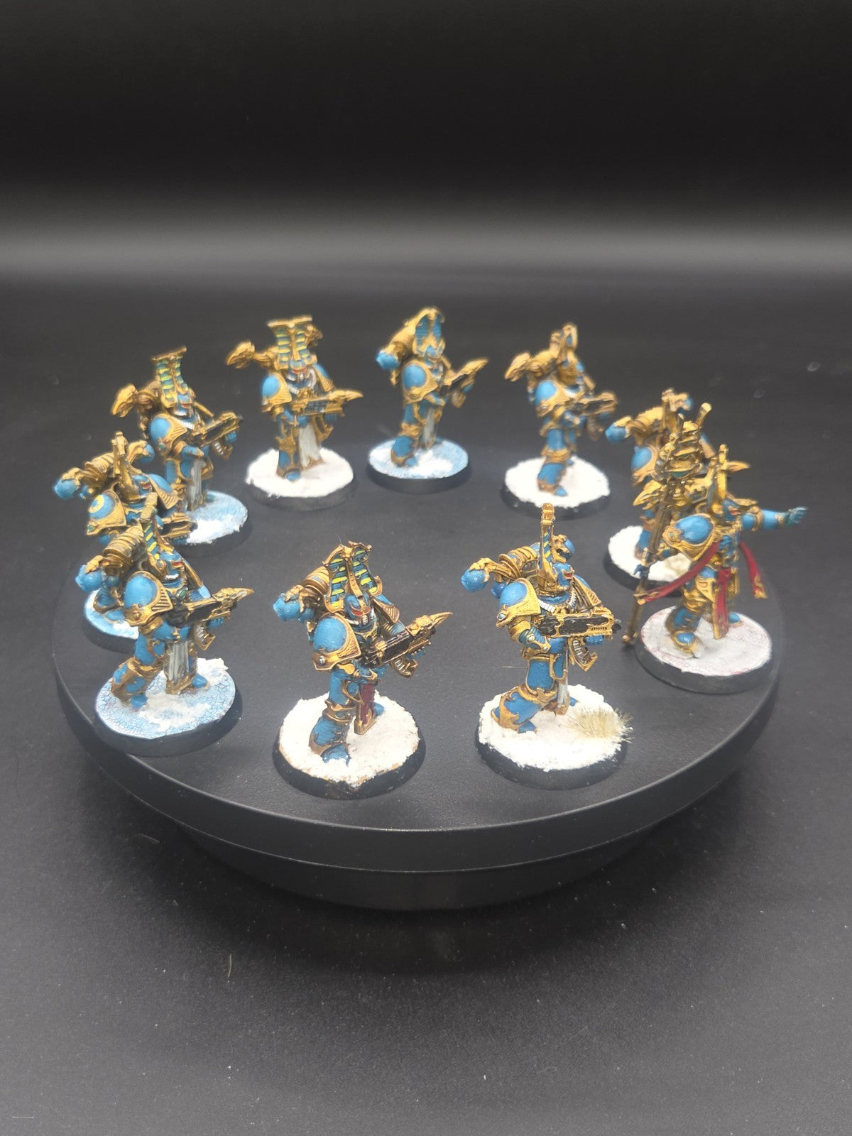 Thousand Sons  10x Rubric Marines - Well Painted & based 4