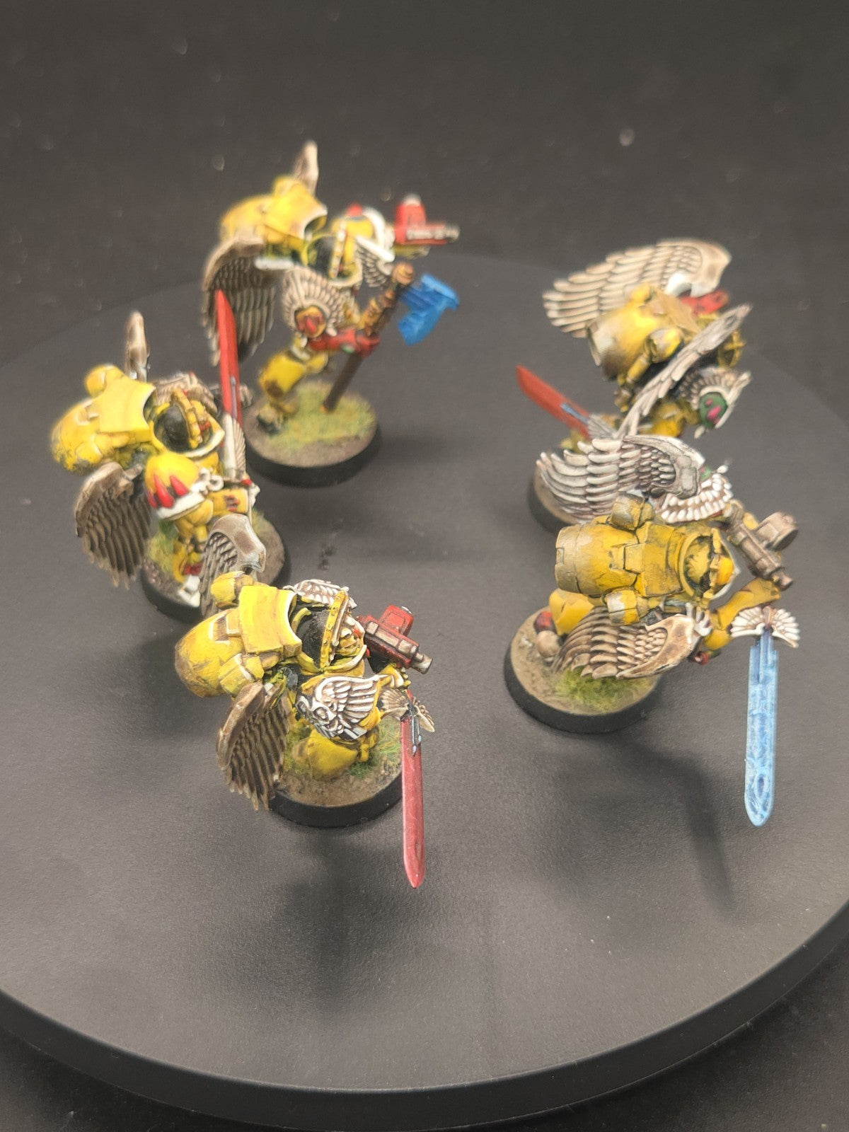 BLOOD ANGELS  Sanguinary Guard x5 Tabletop Ready Well Painted 3