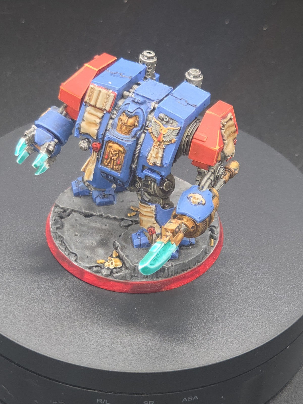 OOP Librarian Dreadnought Blood Angels Warhammer 40k Space Marines Table Ready1