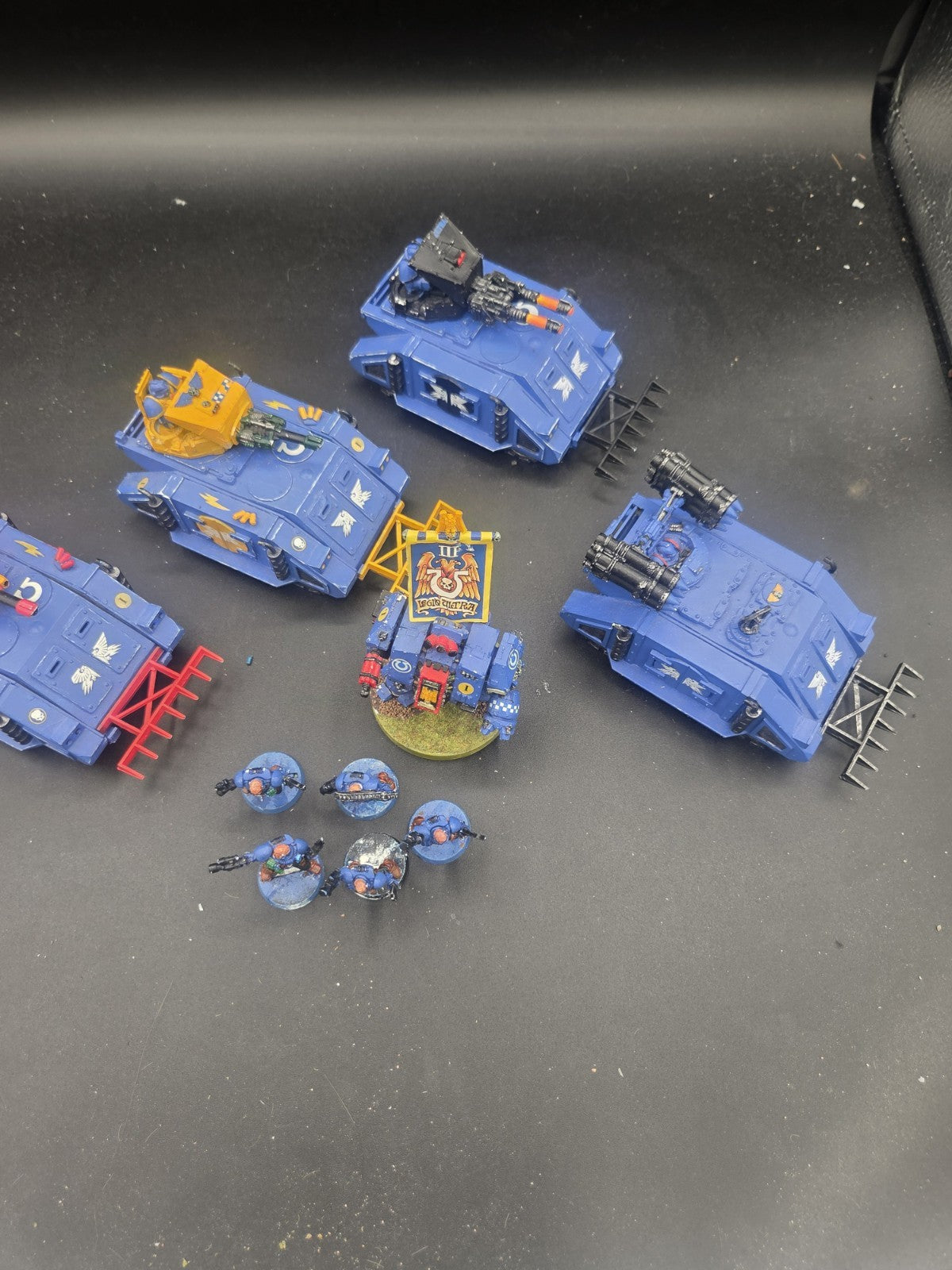 Space Marines 2E Ultramarines Metal lot Well painted0