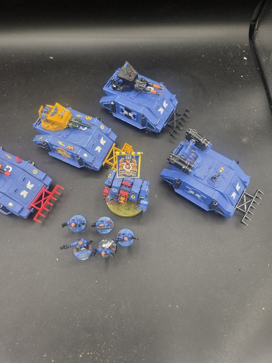 Space Marines 2E Ultramarines Metal lot Well painted0