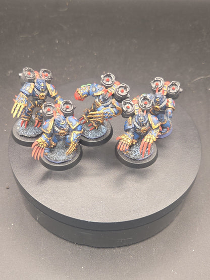 40K Warhammer Chaos Space Marines  Raptors x5 Tabletop Ready Night Lords Painted0