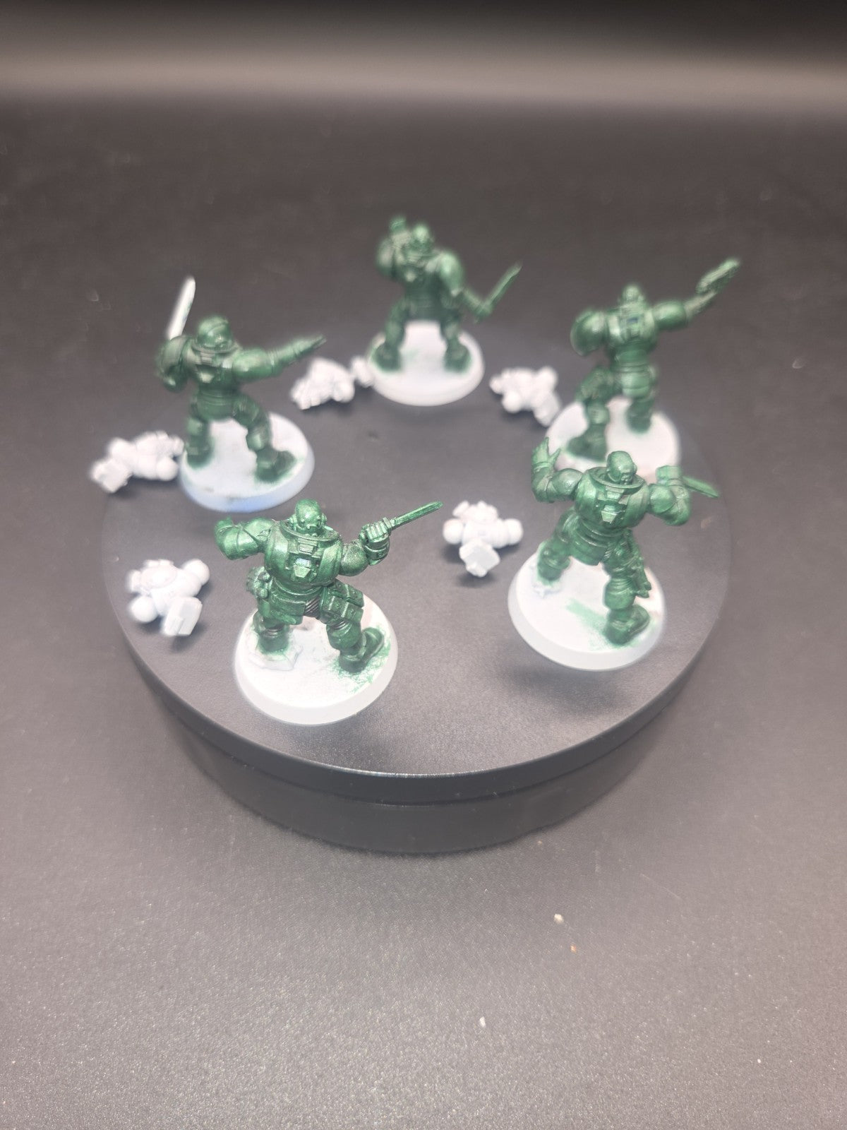5x Scouts Space marine primaris with incursor backpacks2