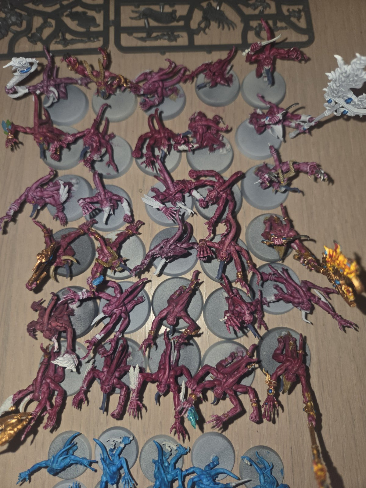 Warhammer 40K Large AoS Tzeentch Army. Some paint 7