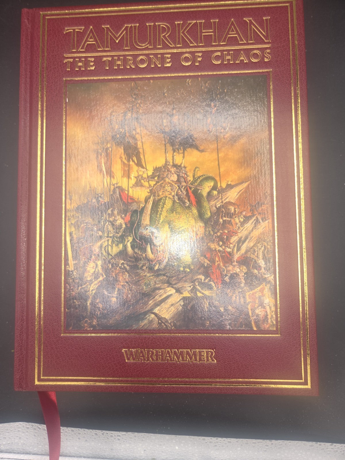 Warhammer Tamurkhan The Throne Of Chaos Hardcover Rare ForgeWorld Novel0