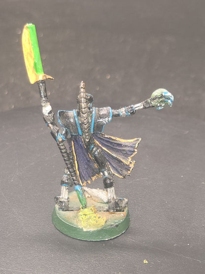 Warhammer 40k Metal Necron Lord Overlord 3rd Edition Overlord Complete Painted 2