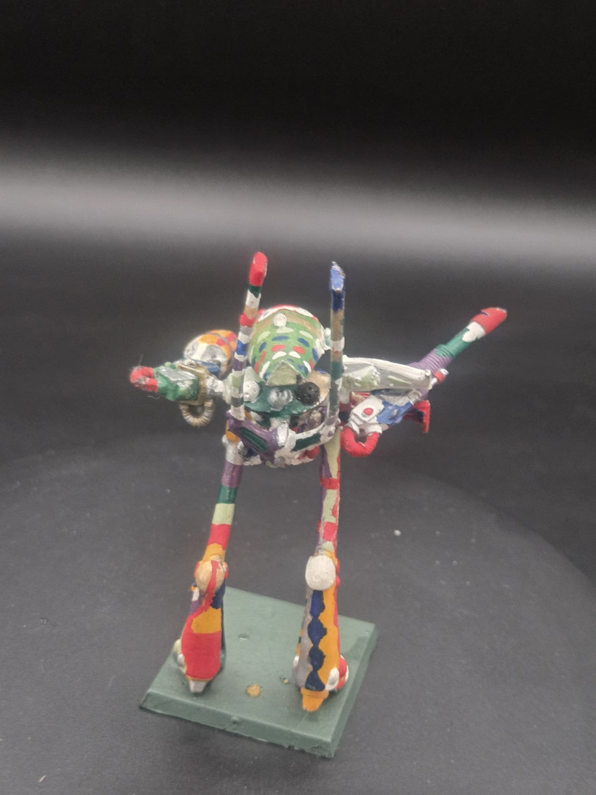 Warhammer 40k Eldar Dreadnought Wraithlord Painted  Metal OOP 2
