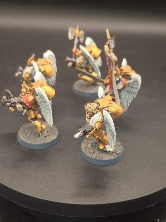 BLOOD ANGELS  Sanguinary Guard x5 Tabletop Ready Well Painted 1