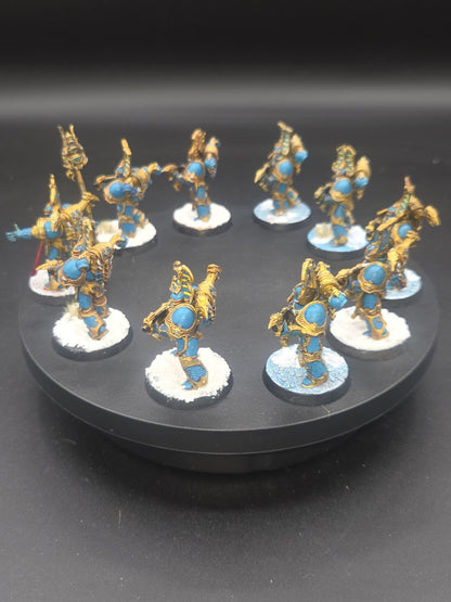 Thousand Sons  10x Rubric Marines - Well Painted & based 2