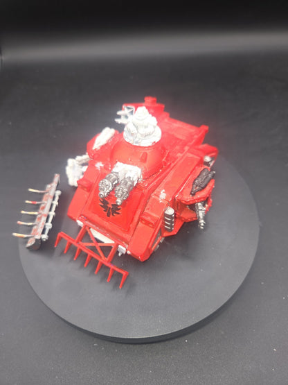 Warhammer 40k Blood Angels Baal Predator Tank 2nd Edition 1998 Metal Some paint1