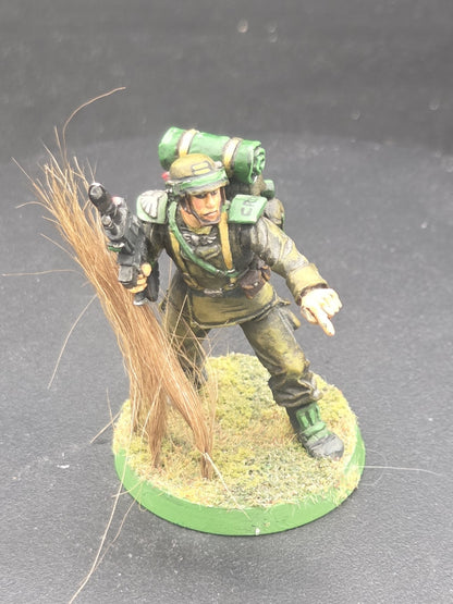 Cadian Imperial Guardsman - Inquisitor Scale 54mm decent paint 0