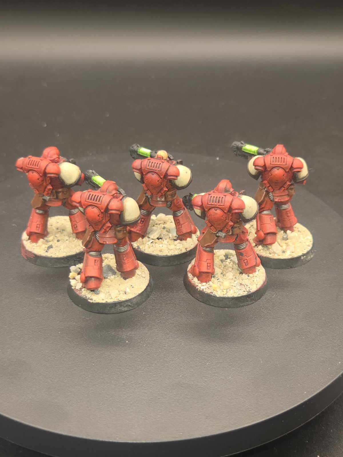 Well Painted Squad of 5 Hellblasters Miniatures - Warhammer 40k Blood Angels2