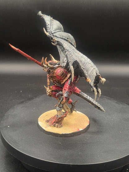 warhammer 40k world eaters Demon Prince w/wings Tabletop Ready Painted 1