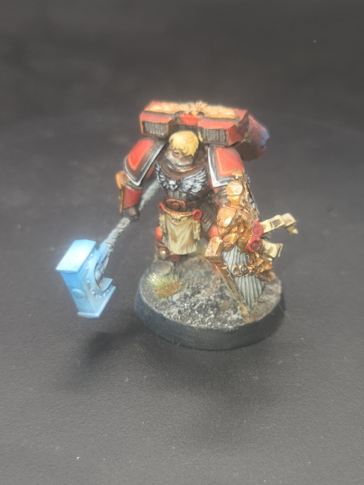 Warhammer 40k Blood Angels Space Marine Smash Captain kitbash0