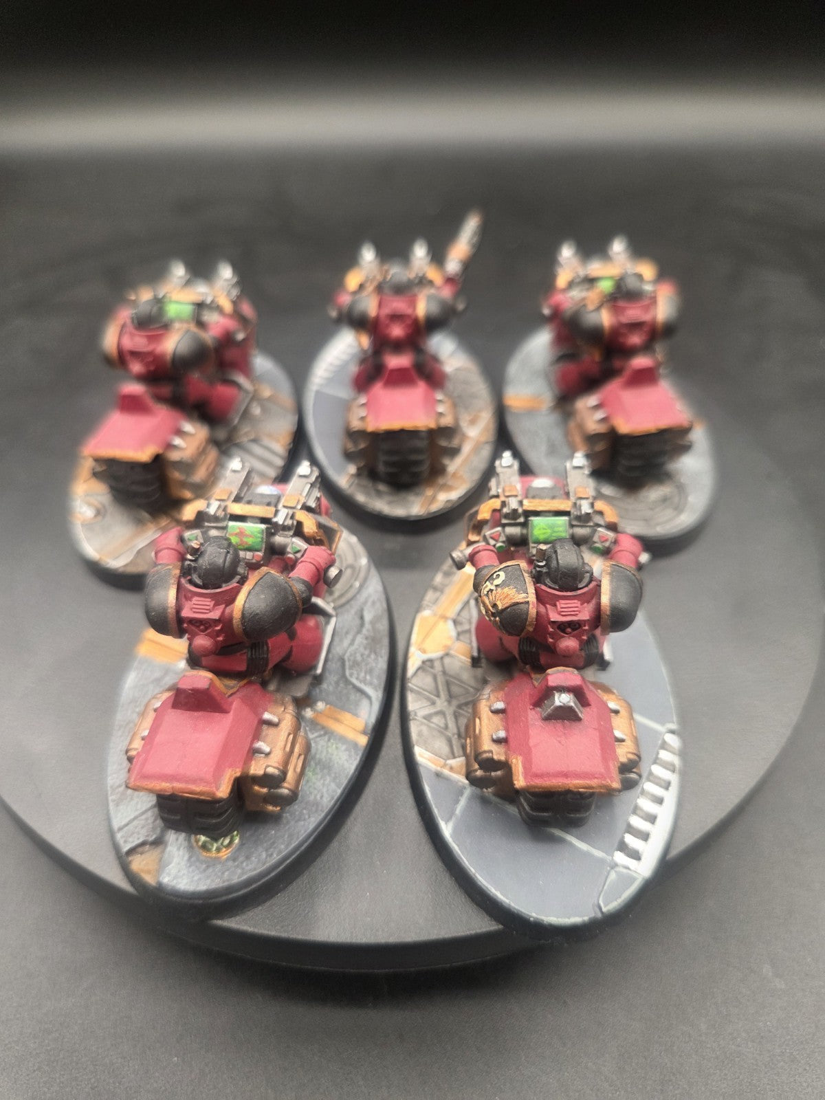 BLOOD ANGELS 5 Scout Bike Tabletop Ready Warhammer 40K 3
